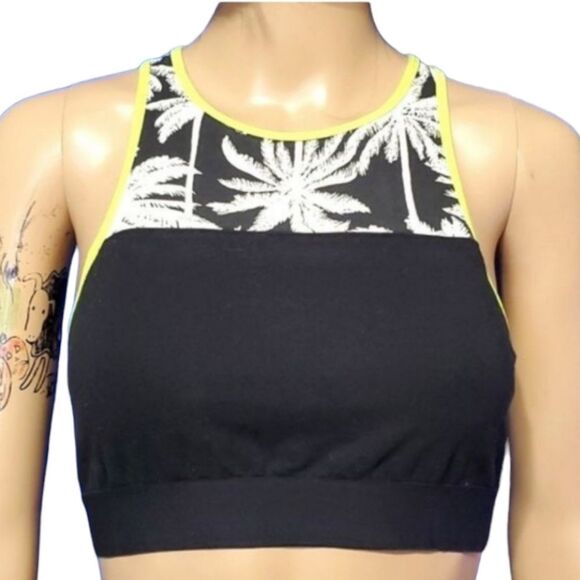 VS PINK Crop Palm Tree Sports Bra 🌴 - Picture 3 of 8